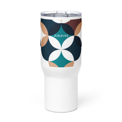 Travel mug with a handle