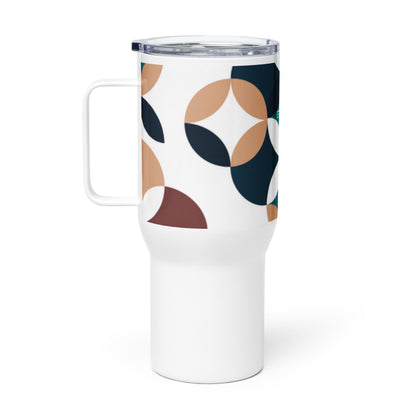 Travel mug with a handle