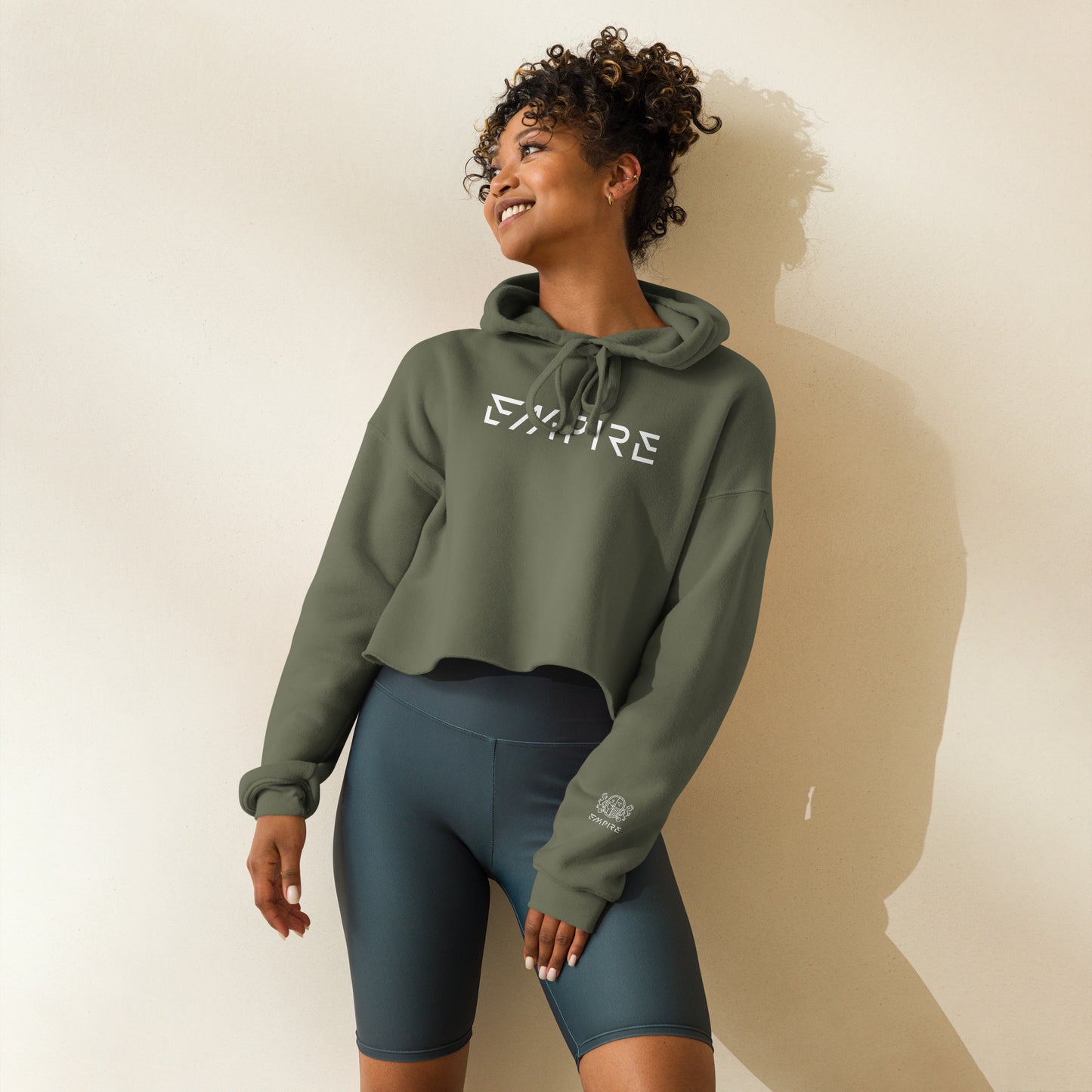 Empire Crop Hoodie